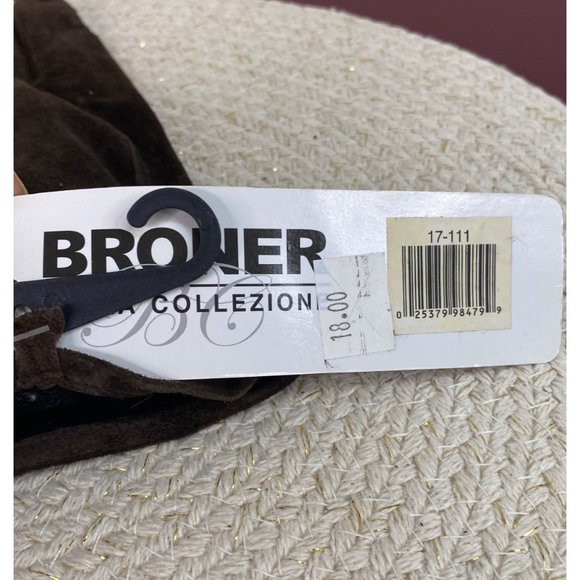 Broner Suede Leather Brown Women’s Driving Gloves Small - Picture 4 of 5